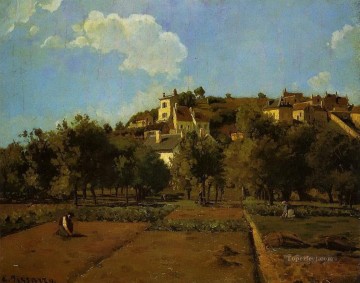 エルミタージュ・ポントワーズの庭園 カミーユ・ピサロ Oil Paintings
